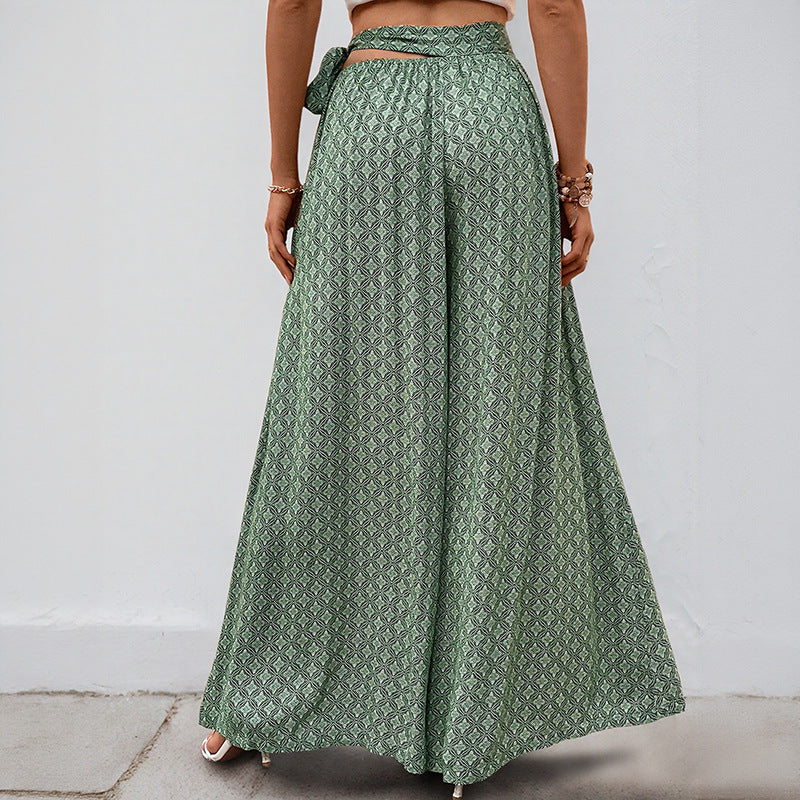 Damen Weite Palazzo Hose Echo Archiv