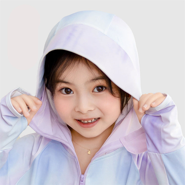 Damen UV-Schutzjacke mit Kapuze und weichem Material Echo Archiv