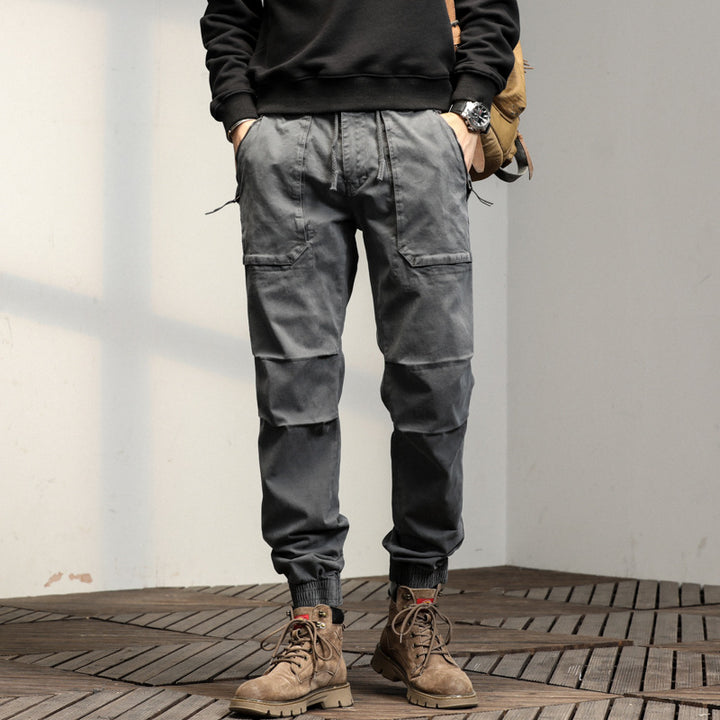 Herren Multifunktionale Cargo-Hose mit verstellbarem Bund Echoarchiv
