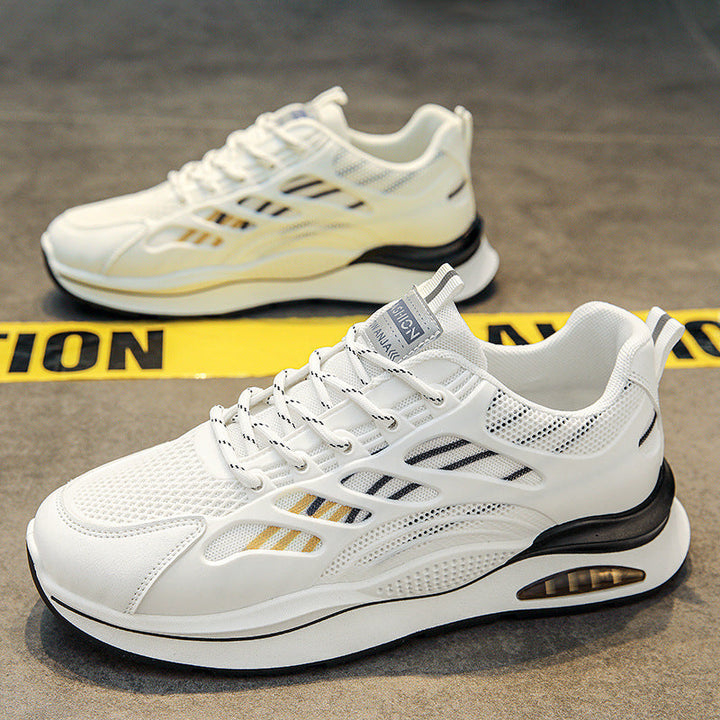 Damen Sportliche Sneakers mit atmungsaktiven Mesh-Einsätzen und dämpfender Sohle Echo Archiv