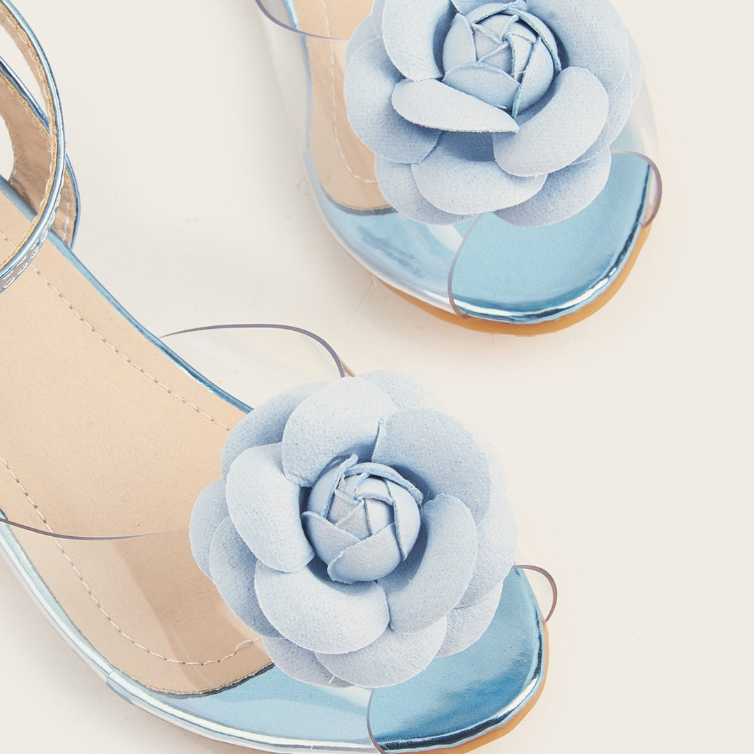 Mädchen Elegante Sandalen mit niedlichem Blumenmotiv Echo Archiv