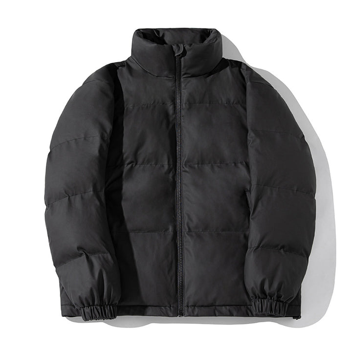 Unisex Boxy-Pufferjacke mit mattem Finish, hohem Stehkragen und verstellbarem Kordelzugsaum Echo Archiv