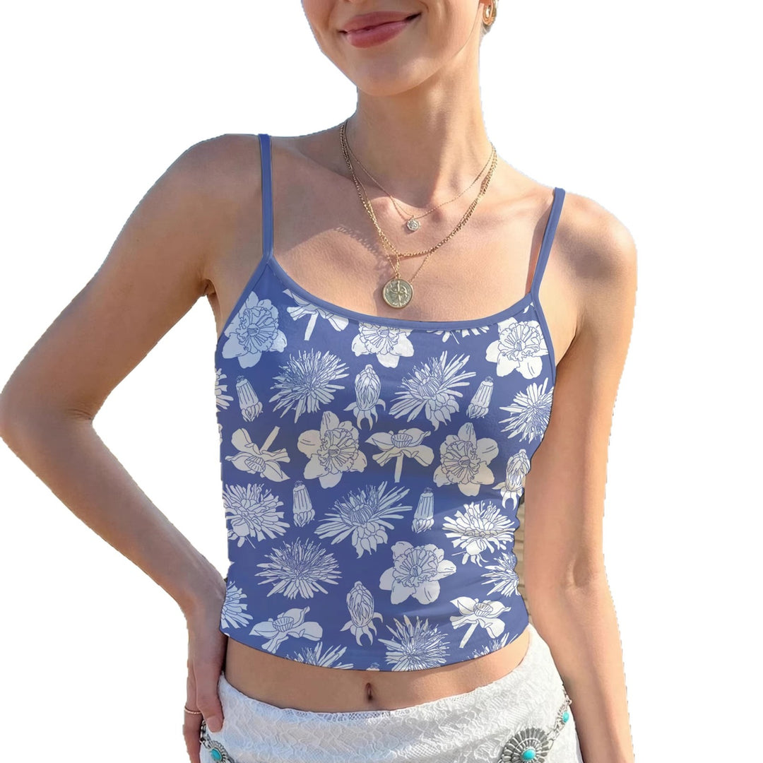 Damen Crop-Top mit buntem Mandala-Design Echo Archiv