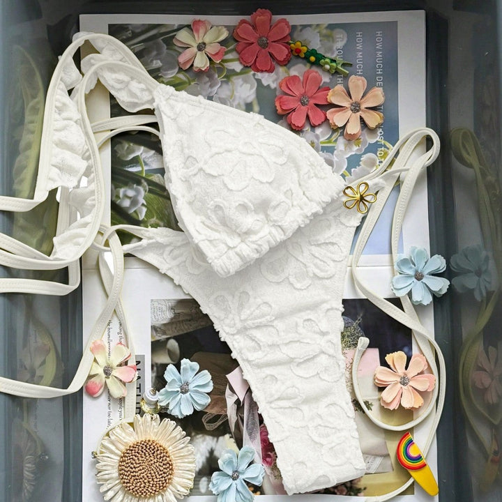 Damen Blumenverziertes Bikini-Set Echo Archiv