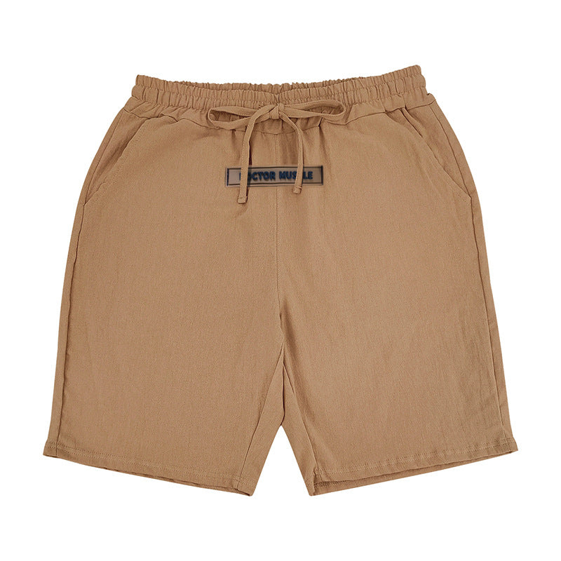 Herren lässige Strandshorts mit elastischem Bund und verstellbarem Kordelzug Echoarchiv