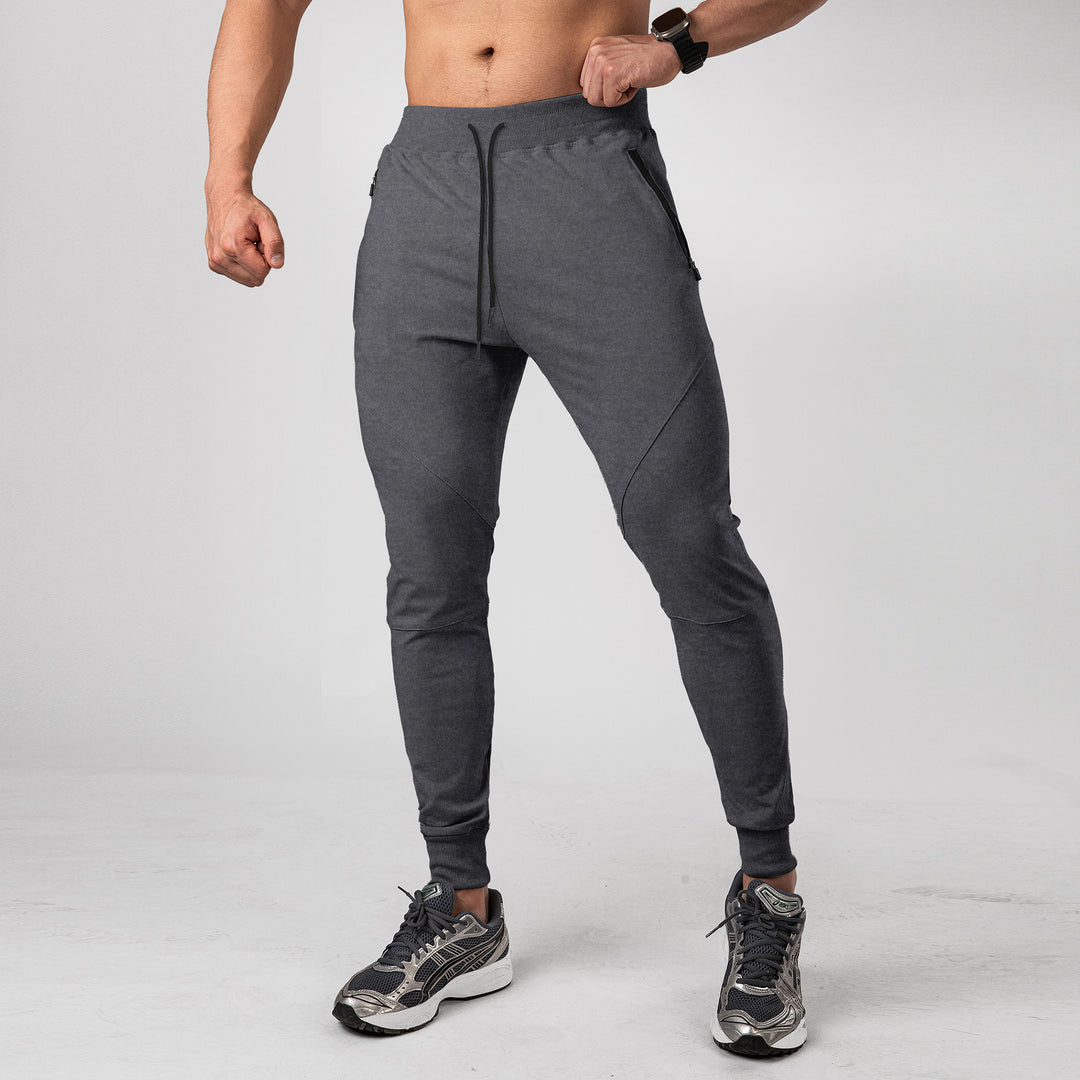 Herren Sportliche Jogginghose mit funktionalen Reißverschlusstaschen Echoarchiv