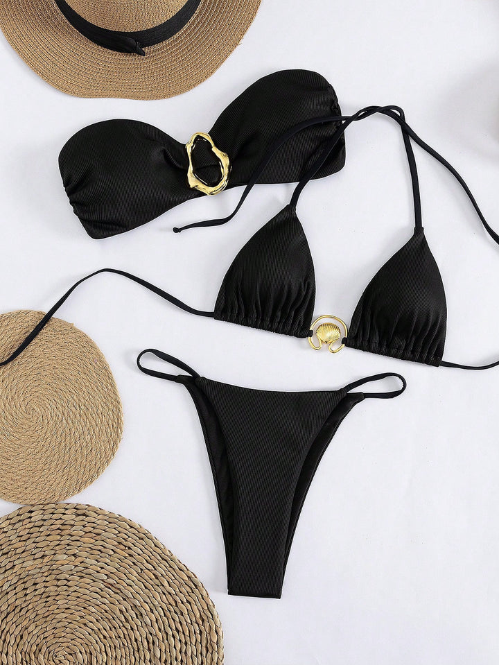 Damen Bikini mit raffiniertem Bandeau-Oberteil und höchstem Tragekomfort Echo Archiv