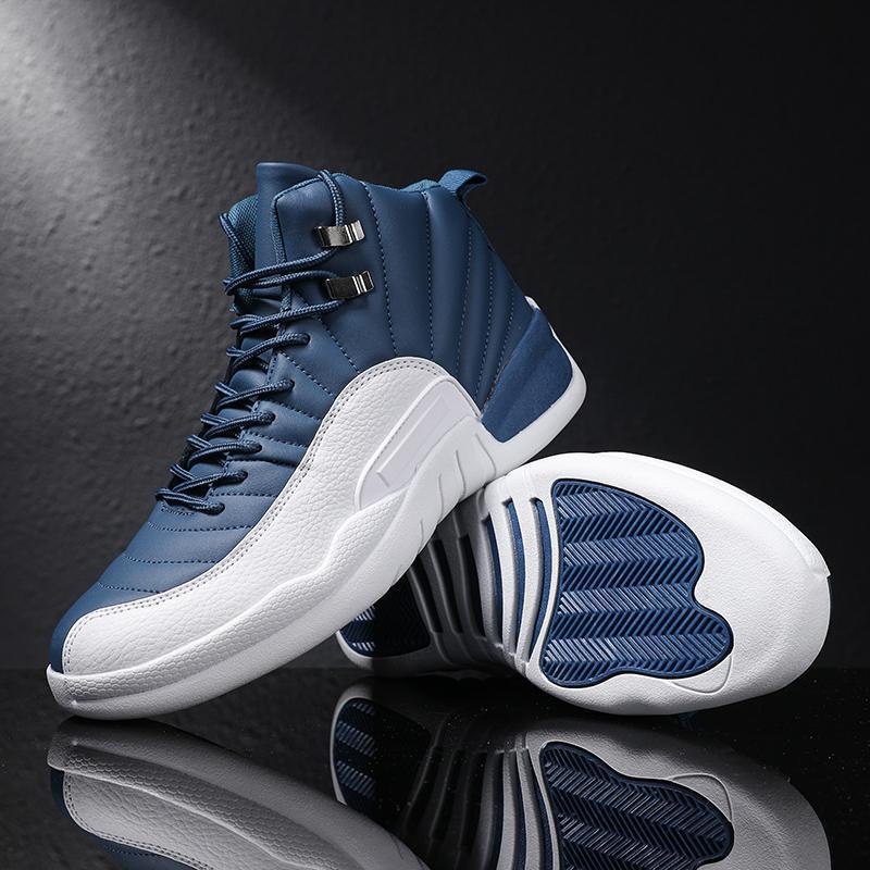 Herren Retro-inspirierte Performance-Basketballstiefel mit verstärkter Seitenwand – Tavélo