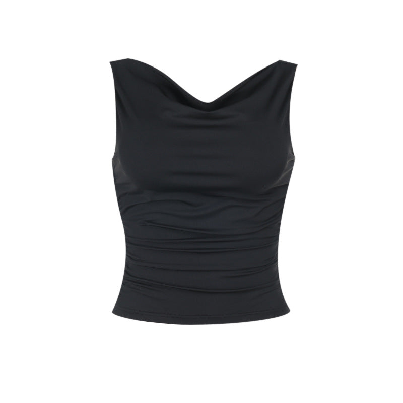 Damen figurbetontes Top mit asymmetrischem Ausschnitt und angenehmem Stretch Echo Archiv