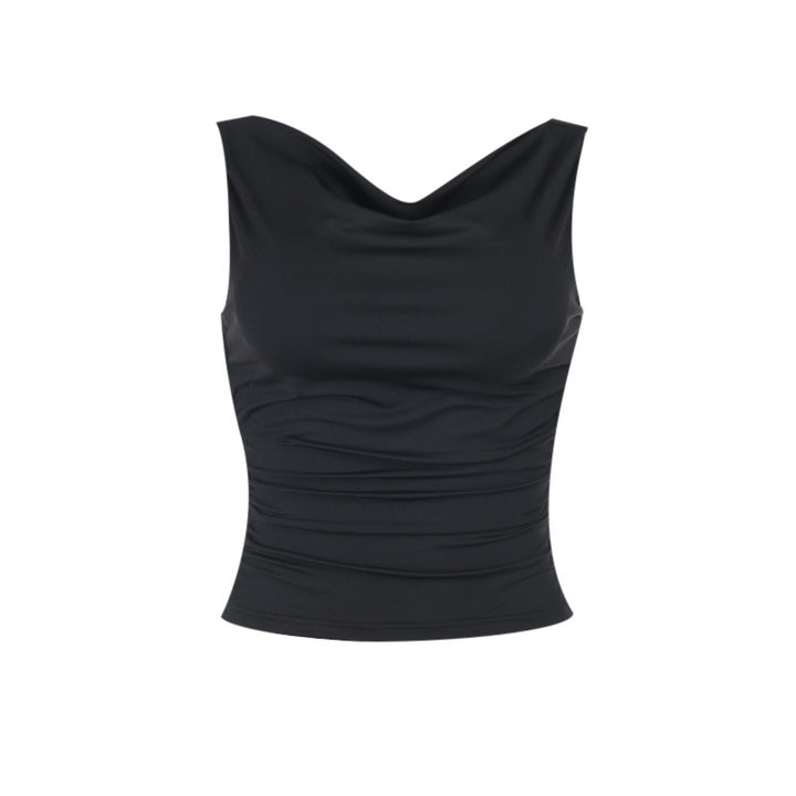 Damen figurbetontes Top mit asymmetrischem Ausschnitt und angenehmem Stretch Echo Archiv