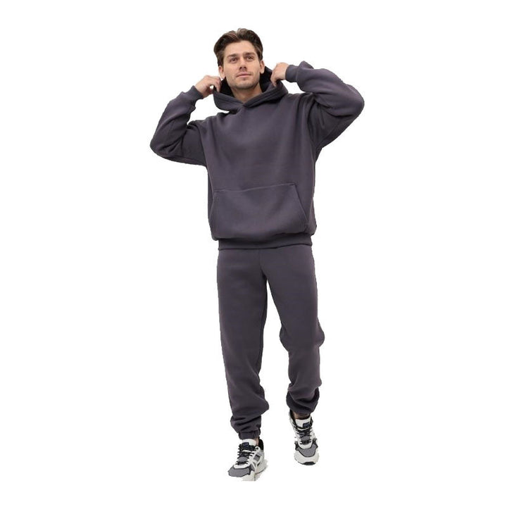 Damen nan extraweicher Oversize-Hoodie mit strukturierter Kängurutasche, überschnittener Schulter und angerauter Innenseite Echo Archiv