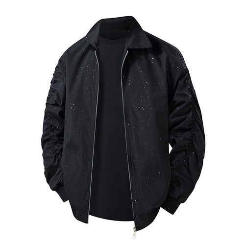 Herren Modische Übergangsjacke mit innovativem Stehkragen und nahtlosen Seitentaschen Echo Archiv