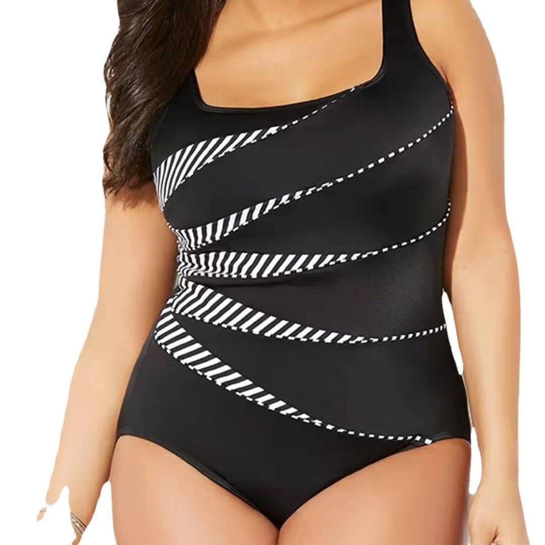 Damen Einteiliger Badeanzug mit floralem Design Echo Archiv