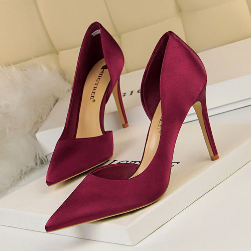 Damen Elegante Stiletto-Pumps mit offenem Absatz und spitzem Design – Lioré