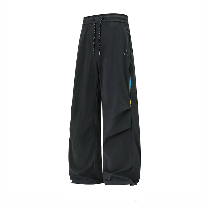 Unisex Weite technische Cargo-Hose mit Kordelbund, Zip-Taschen und verstellbarem Saum Echo Archiv