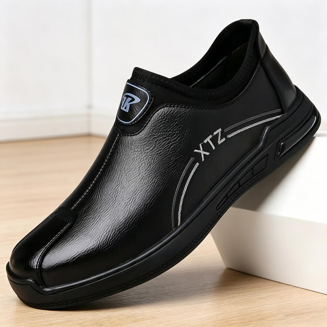 Herren Bequeme Slip-On Ledersneaker Echoarchiv