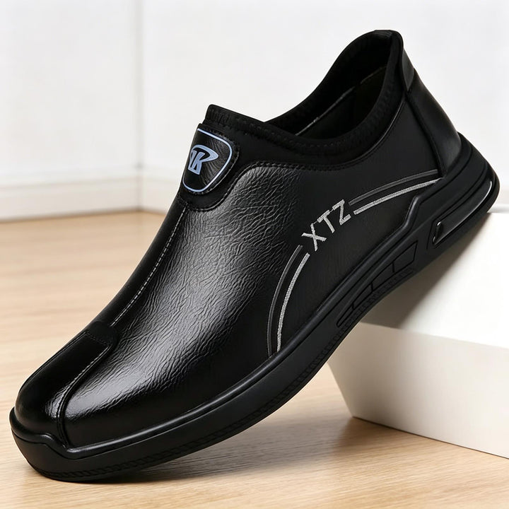 Herren Bequeme Slip-On Ledersneaker Echoarchiv
