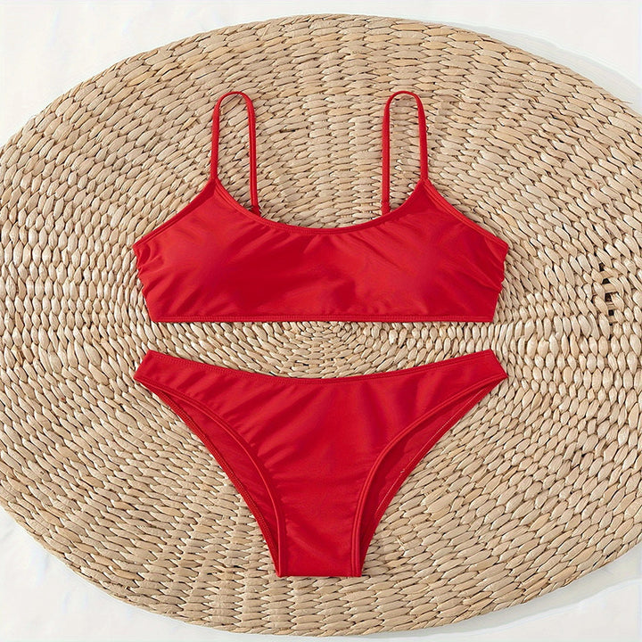 Damen Bikiniset mit verstellbaren Spaghetti-Trägern Echo Archiv