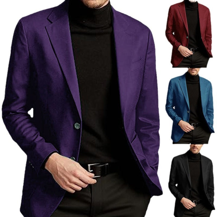 Herren eleganter Blazer mit feinem Schnitt Echoarchiv