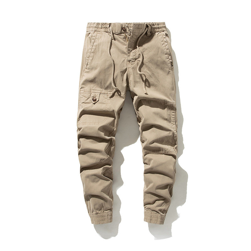Herren Moderner Utility-Jogger mit elastischem Komfortbund, Kniepaneelen und Cargotasche Echo Archiv