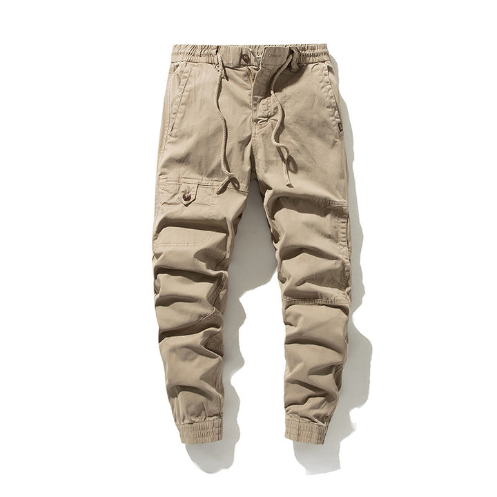 Herren Moderner Utility-Jogger mit elastischem Komfortbund, Kniepaneelen und Cargotasche Echo Archiv