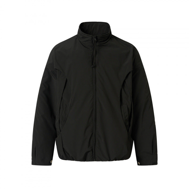 Unisex Leichter technischer Blouson mit Stehkragen, durchgehendem Reißverschluss und Tunnelzugsaum Echo Archiv