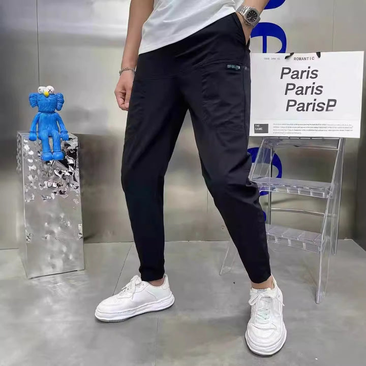 Herren Freizeithose mit praktischen Taschen und elastischem Bund Echoarchiv