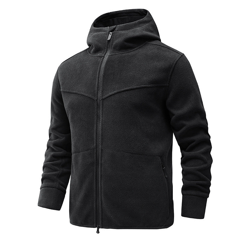 Herren Fleecejacke mit kuscheligem Innenfutter und praktischen Taschen Echoarchiv