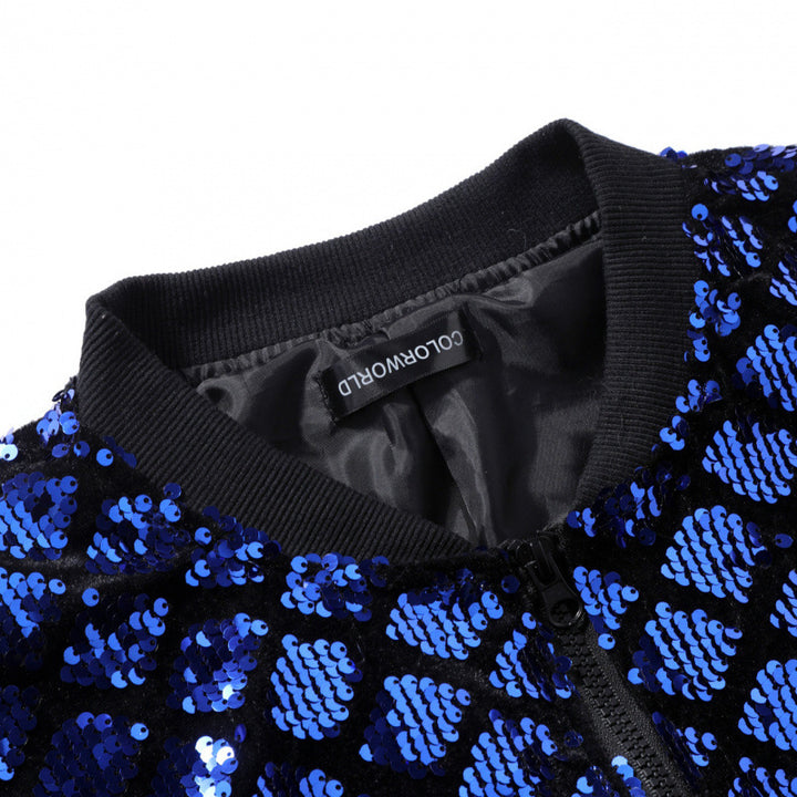 Herren Funkelnde Paillettenjacke Echoarchiv