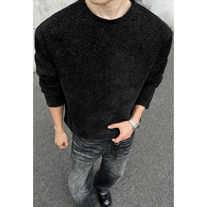 Herren Modischer Oversized Pullover Echo Archive