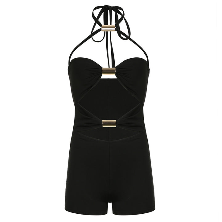 Damen Strandanzug mit elegantem Schleifen-Design und verstellbaren Trägern Echo Archiv