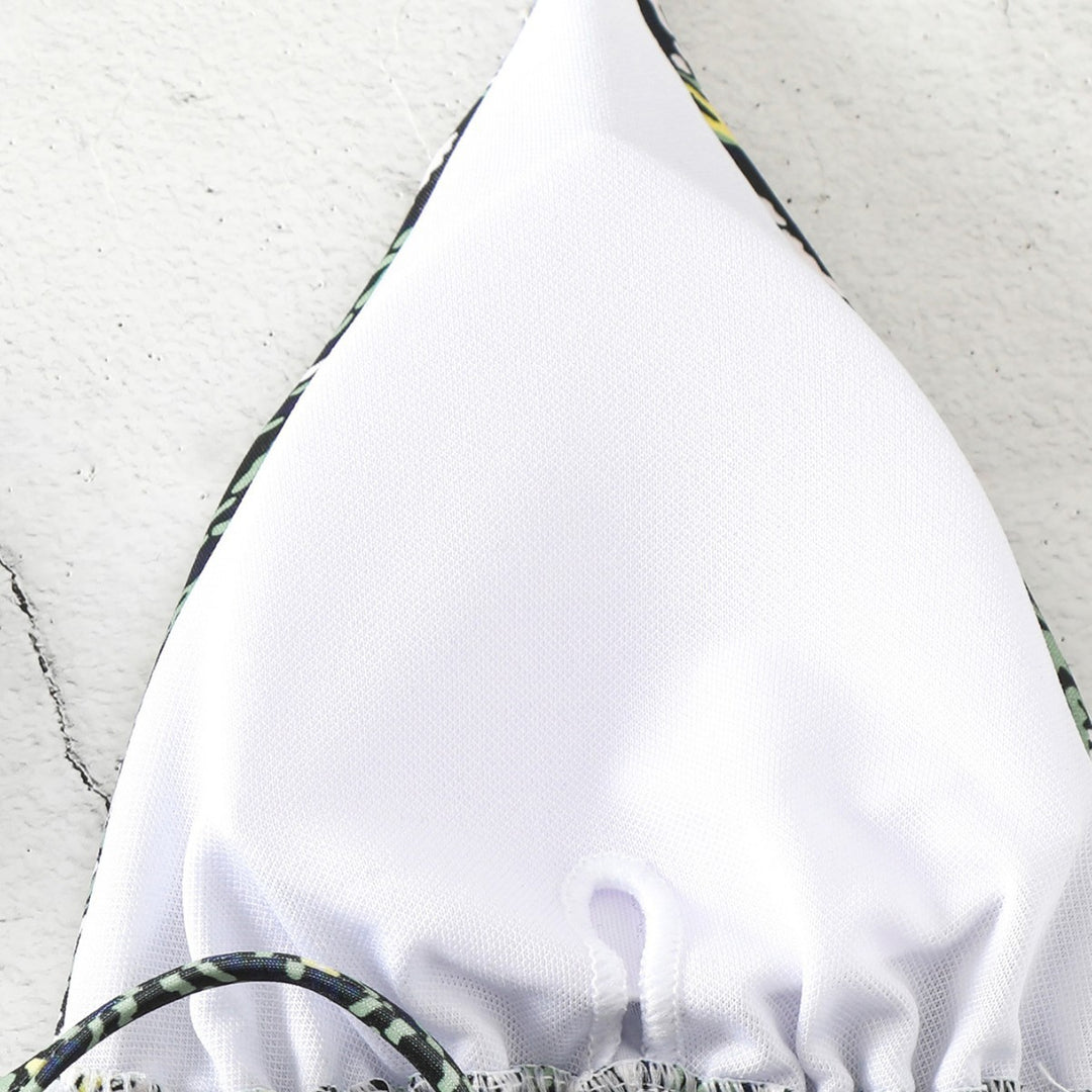 Damen Triangel-Bikini mit verspieltem Knoten-Design Echo Archiv