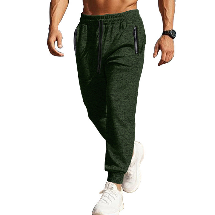 Herren sportliche Jogginghose mit praktischem Reißverschluss und elastischem Bund Echoarchiv
