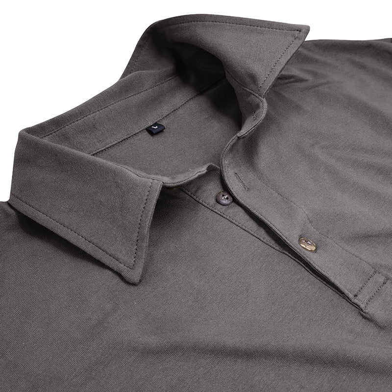 Herren Langarm Poloshirt mit hochwertiger Baumwolle und elegantem Schnitt Echoarchiv