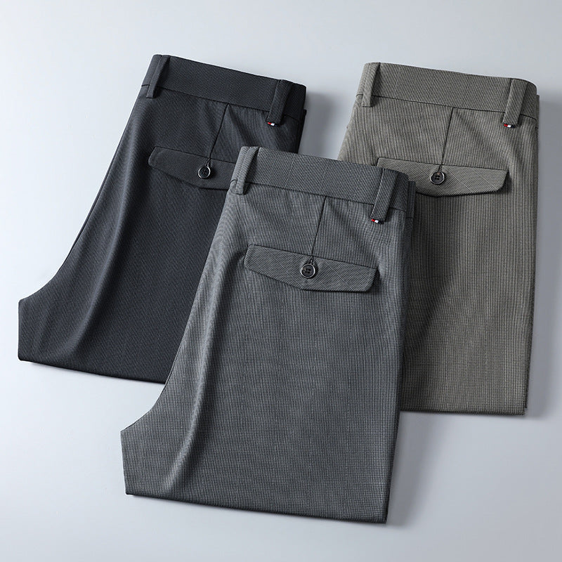Herren eleganter Anzughose mit feinem Strukturdesign Echoarchiv