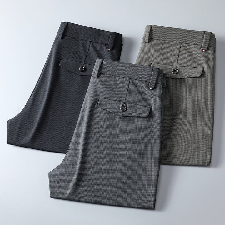 Herren eleganter Anzughose mit feinem Strukturdesign Echoarchiv