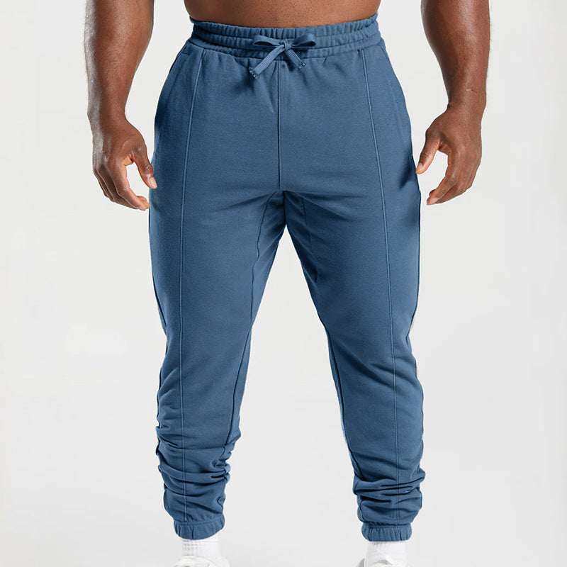 Herren Freizeithose aus hochwertigem Baumwollmix mit elastischem Bund und seitlichen Taschen Echoarchiv