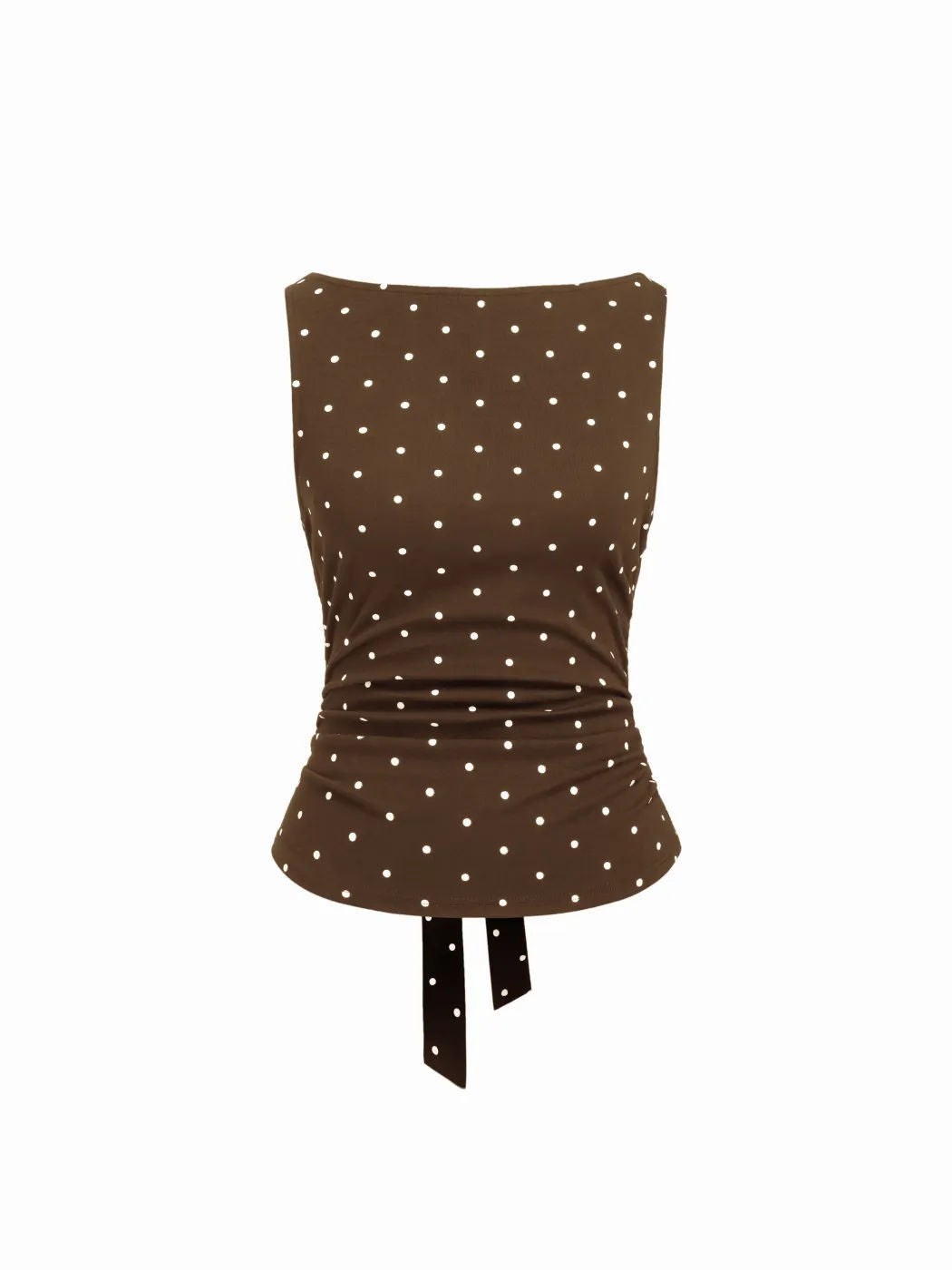 Damen Chic Rollkragen Top mit Raffung und Bindegürtel Echo Archiv