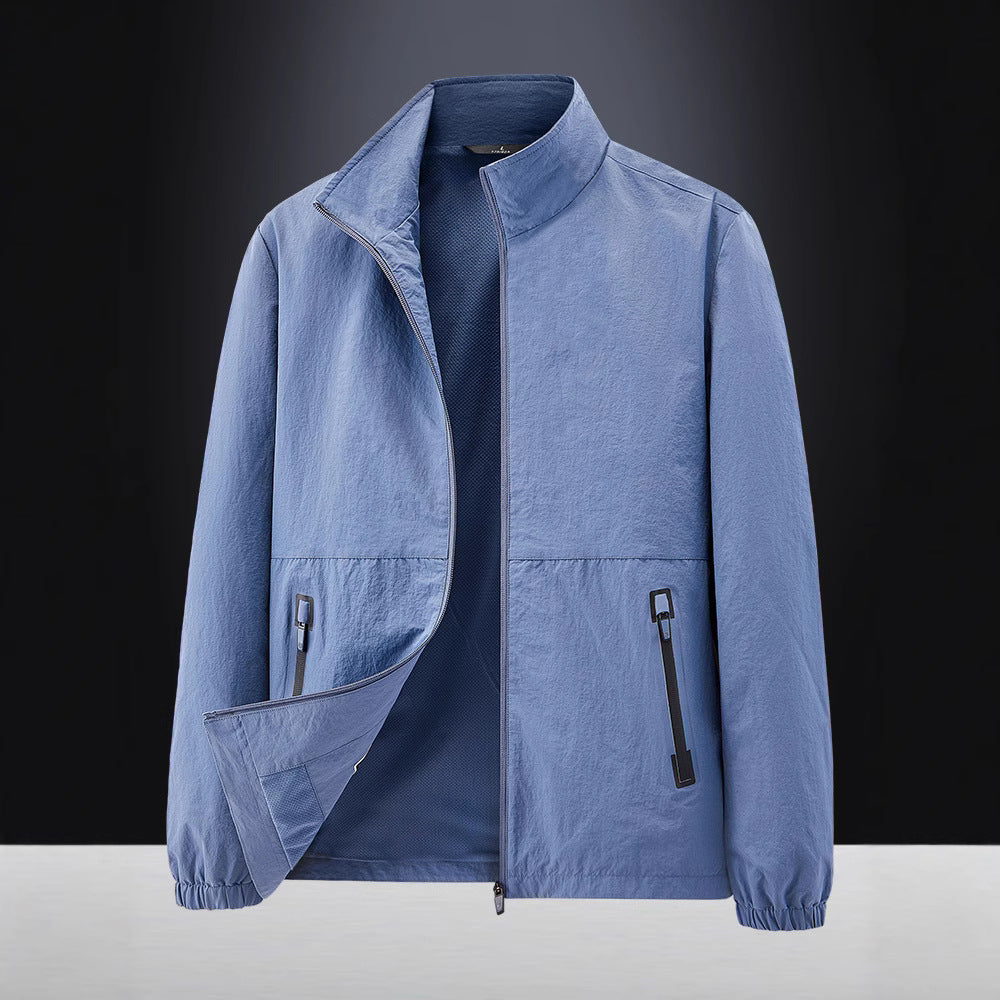 Herren Leichte Outdoorjacke mit hohem Kragen Echo Archiv