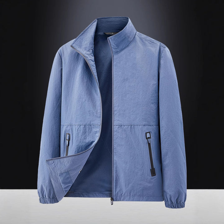 Herren Leichte Outdoorjacke mit hohem Kragen Echo Archiv