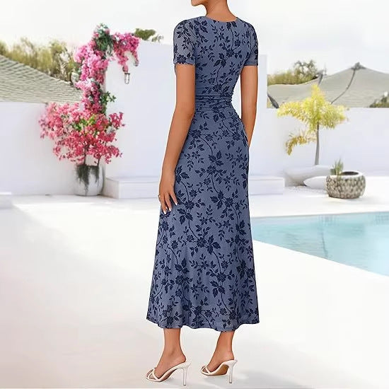 Damen Maxikleid mit floralen Stickereien Echo Archiv