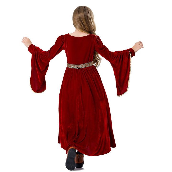 Mädchen Märchen Samtkleid mit eleganten Details Echo Archiv