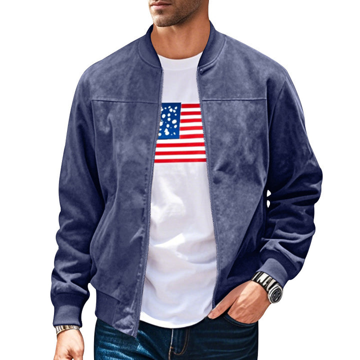 Herren stylische Bomberjacke mit praktischen Taschen und weichem Innenfutter Echoarchiv