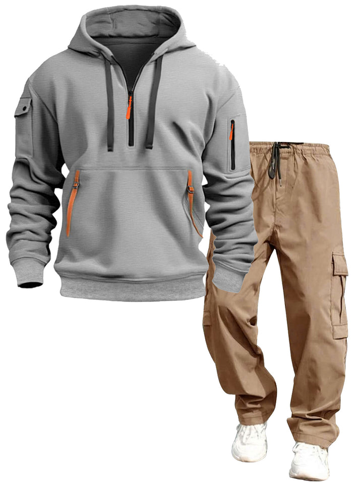 Herren lässiger Kapuzenpullover und Jogginghose Echo Archiv