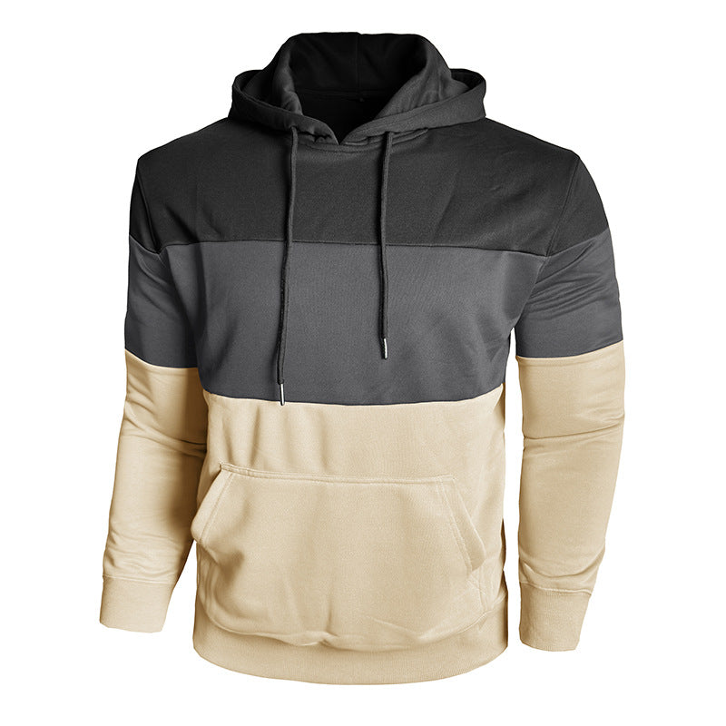 Herren Kapuzenpullover mit modischem Farbblockdesign Echoarchiv