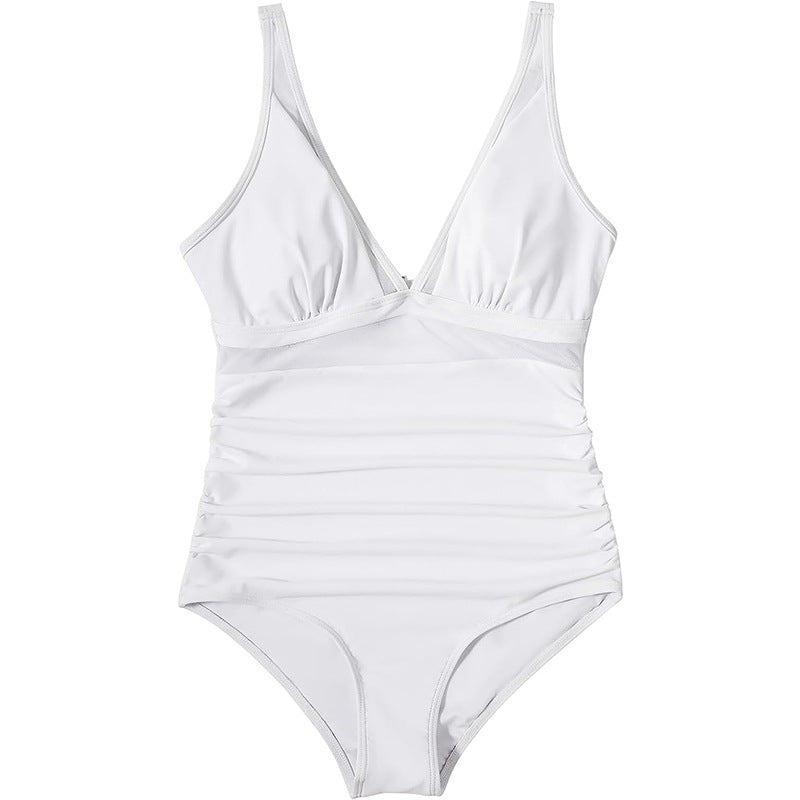 Damen Einteiler Badeanzug mit ansprechendem Leopardenmuster und figurformendem Design Echo Archiv