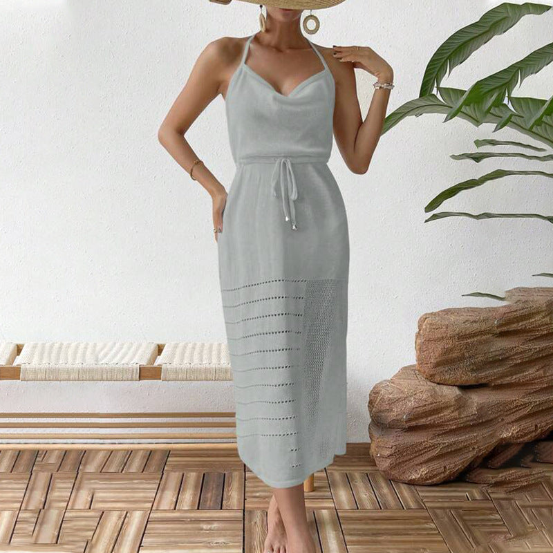 Damen luftiges Strandkleid mit verstellbarem Träger Echo Archiv