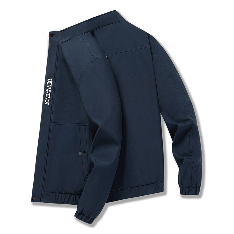 Herren modische Übergangsjacke mit verstellbaren Ärmeln und praktischen Taschen Echoarchiv