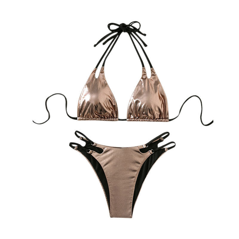 Damen Triangel-Bikini mit modischem Cut-Out und verstellbaren Trägern Echo Archiv