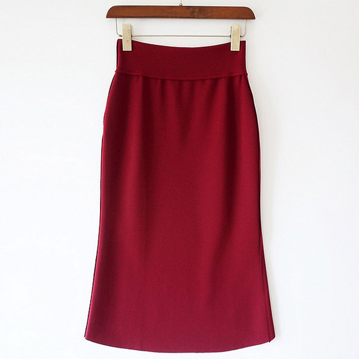 Damen Eleganter, taillierter A-Linien Rock Echoarchiv
